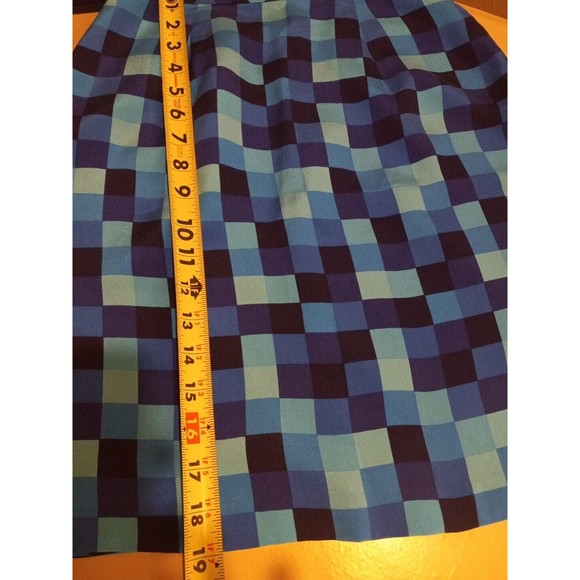 Via Seta Collection‎ Womens Geometric Lined Silk Short Skirt Size 4P - Picture 10 of 10